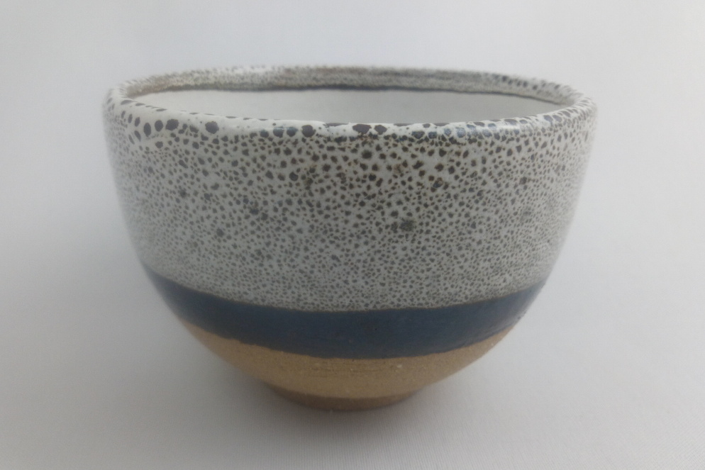 bol à thé blanc et noir terre apparente oterrefeu poterie palaiseau