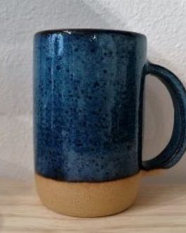 Mug XXL bleu en céramique