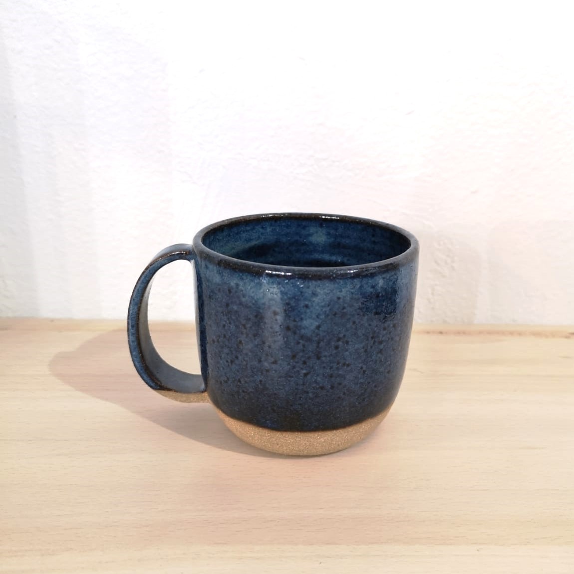mug bleu poterie artisanale